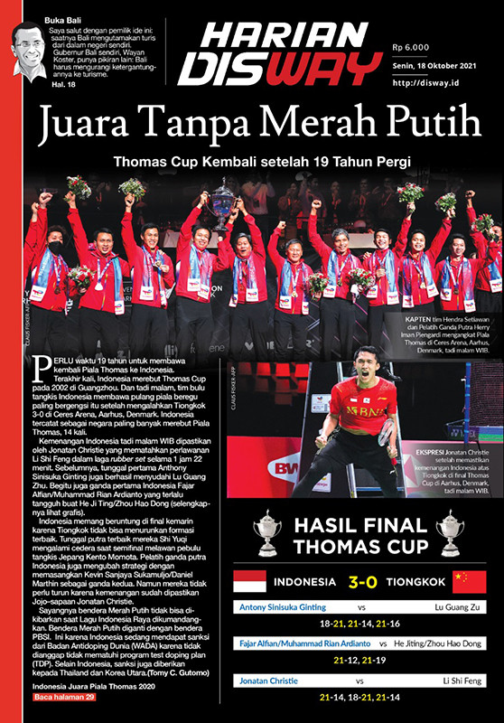 Juara Tanpa Merah Putih